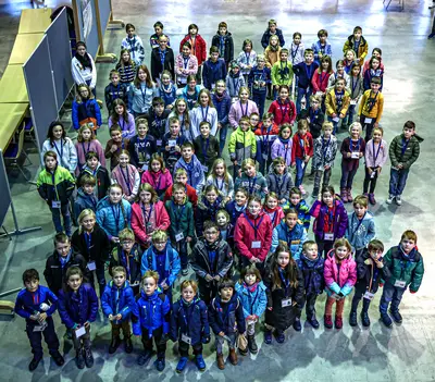 100 children attended the Bauer employees' children's day.