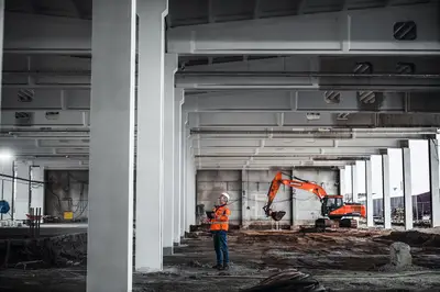 The rehabilitation work was carried out in parallel to demolition and excavation work.